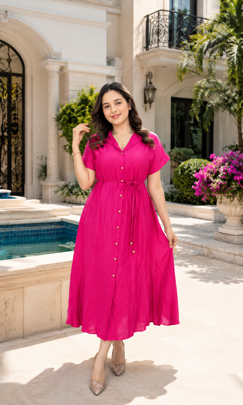 SOSYO The Designer Rayon Dress