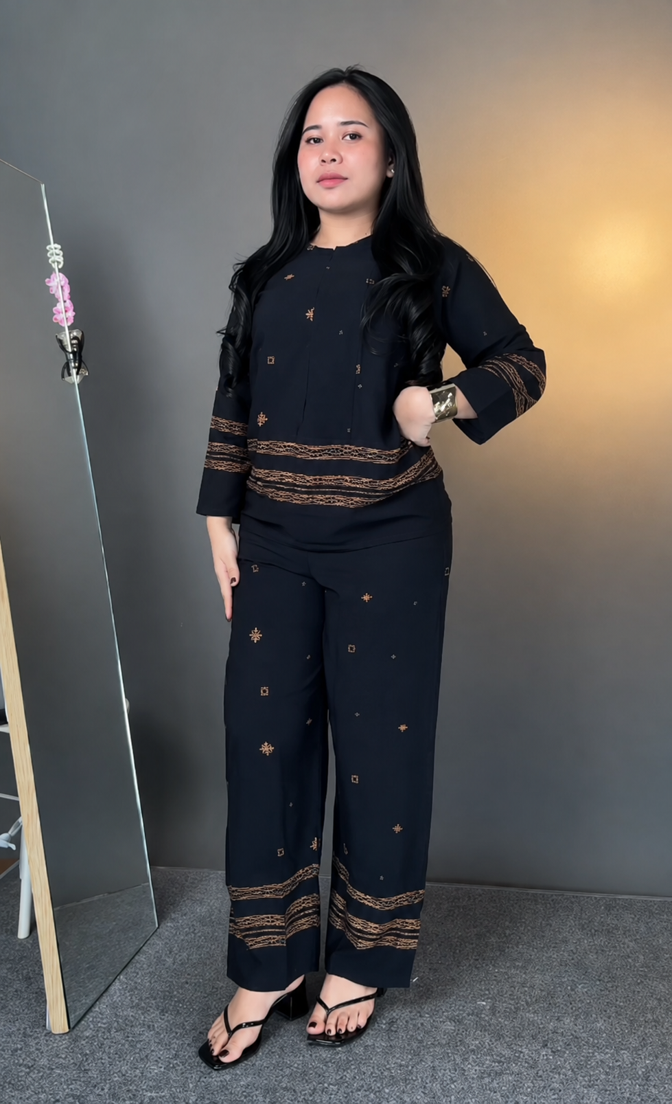 Midnight Grace 2-Piece Co-Ord Set