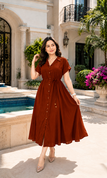 SOSYO The Designer Rayon Dress