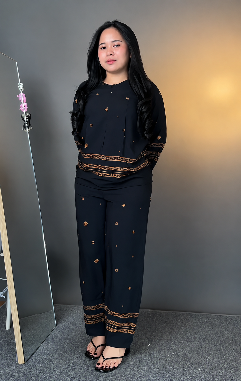 Midnight Grace 2-Piece Co-Ord Set